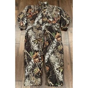 AGO All Game Outfitters Camo Bib Mossy Oak Hunting Coverall Insulated 2XL